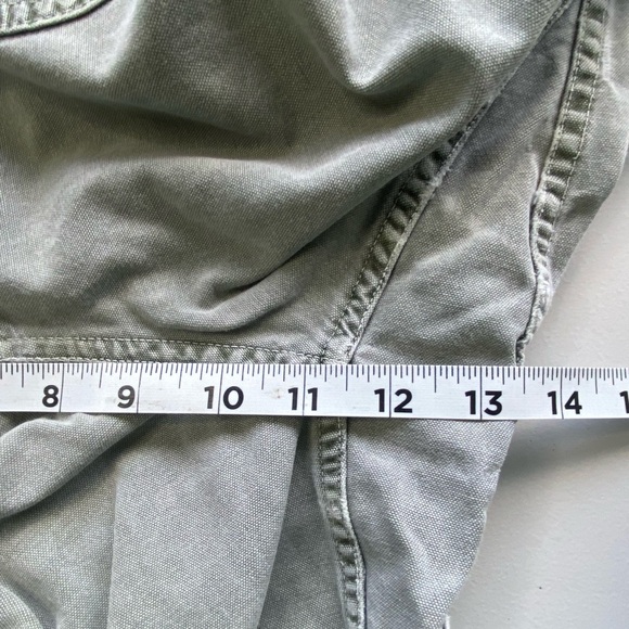 Vintage Gramicci Climbing Pants Large Green Tie Waist Hiking Y2K Gorpcore USA - Picture 8 of 13